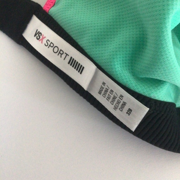 VICTORIAS SECRET VSX MEDIUM SUPPORT SPORTS BRA 32B. NWOT - Picture 9 of 11